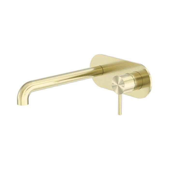 230mm Nero Zen 316L Stainless Steel Wall Basin/Bath Mixer