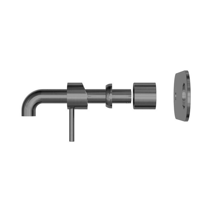 185mm Nero Zen 316L Stainless Steel Wall Basin/Bath Mixer