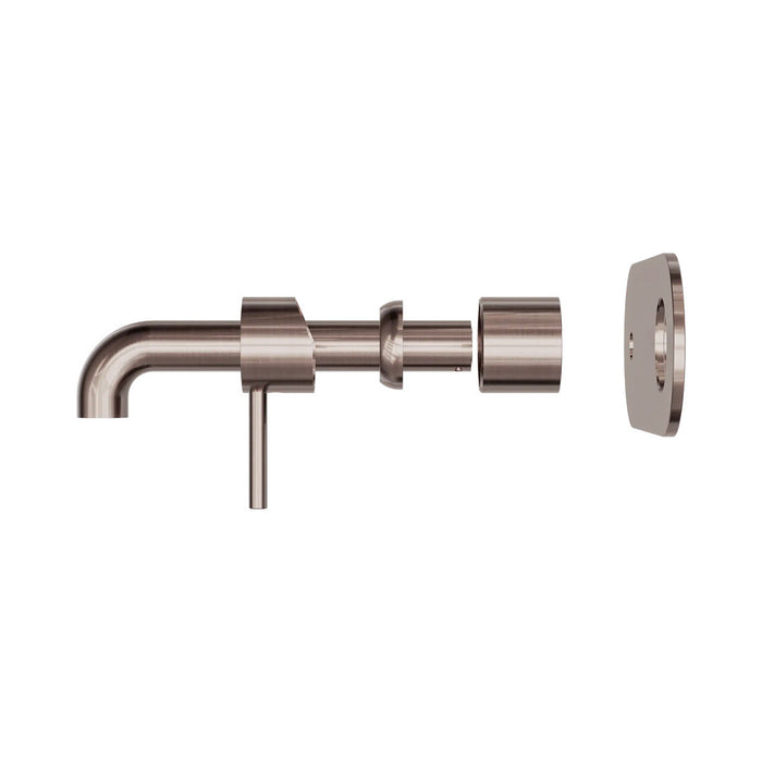 185mm Nero Zen 316L Stainless Steel Wall Basin/Bath Mixer