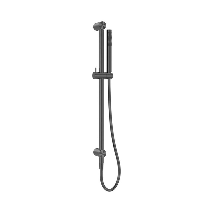 725mm Nero Zen SS316L Round Rail Shower
