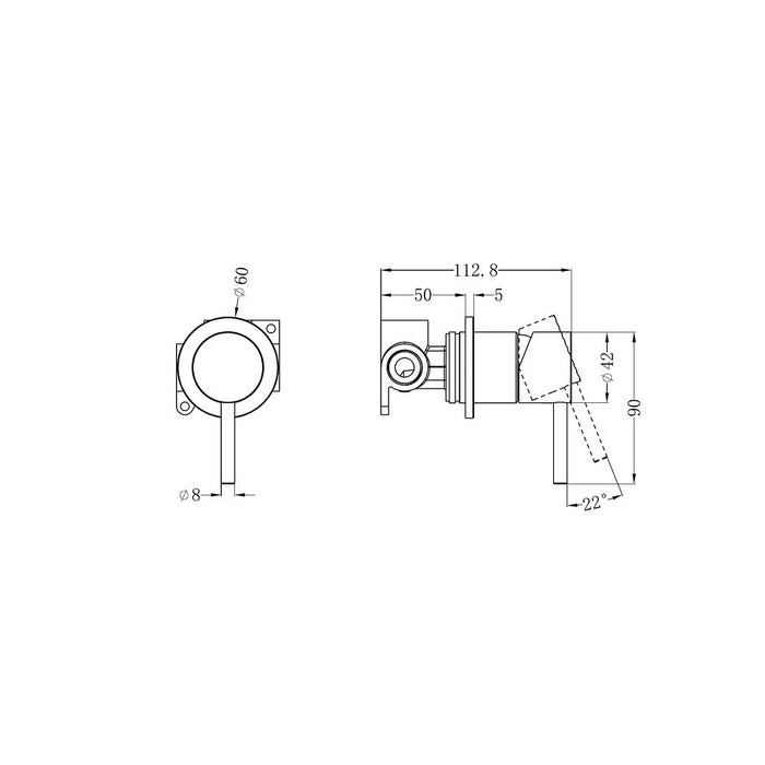 Nero Zen 316L Stainless Steel Shower Mixer