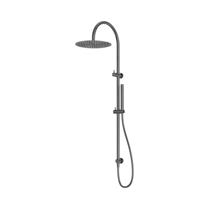 1227mm Nero Zen SS316L Round Twin Shower
