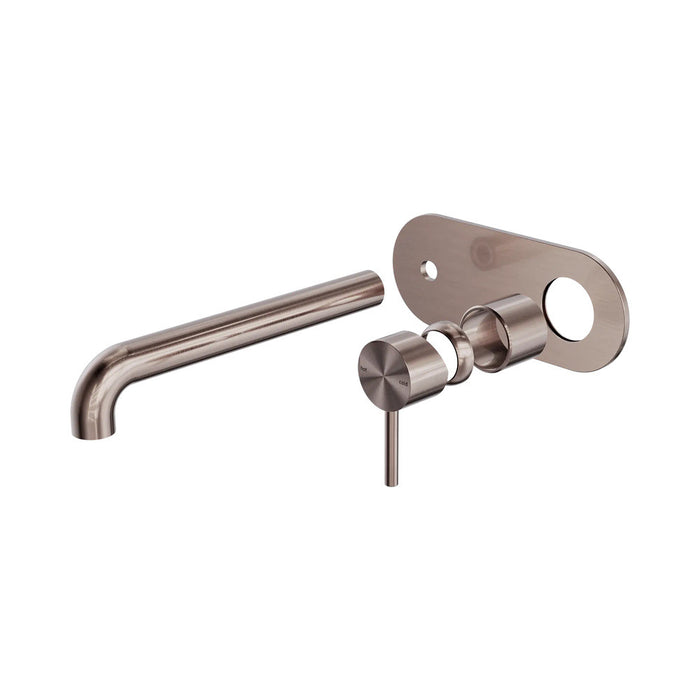 230mm Nero Zen 316L Stainless Steel Wall Basin/Bath Mixer