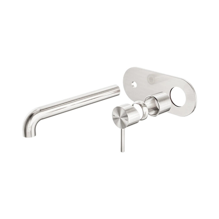 230mm Nero Zen 316L Stainless Steel Wall Basin/Bath Mixer
