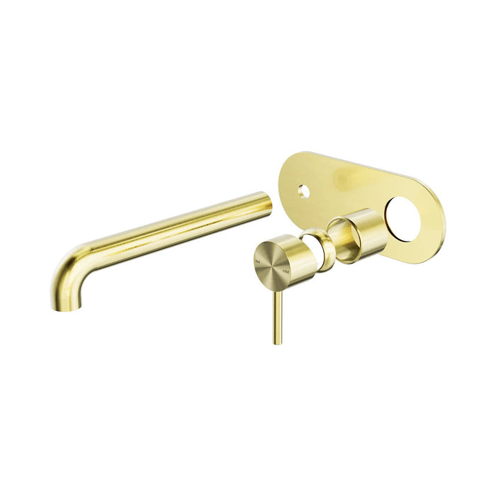 230mm Nero Zen 316L Stainless Steel Wall Basin/Bath Mixer