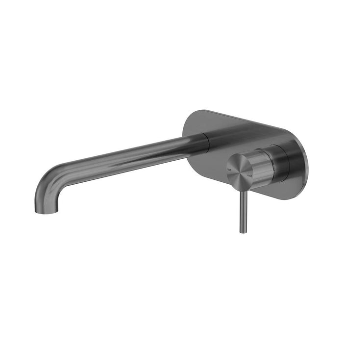 230mm Nero Zen 316L Stainless Steel Wall Basin/Bath Mixer