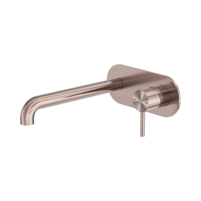 230mm Nero Zen 316L Stainless Steel Wall Basin/Bath Mixer