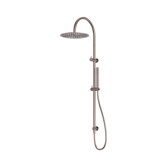 1227mm Nero Zen SS316L Round Twin Shower