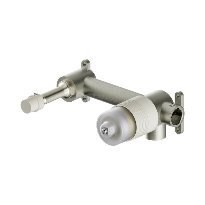 230mm Nero Zen 316L Stainless Steel Separate Back Plate Wall Basin/Bath Mixer