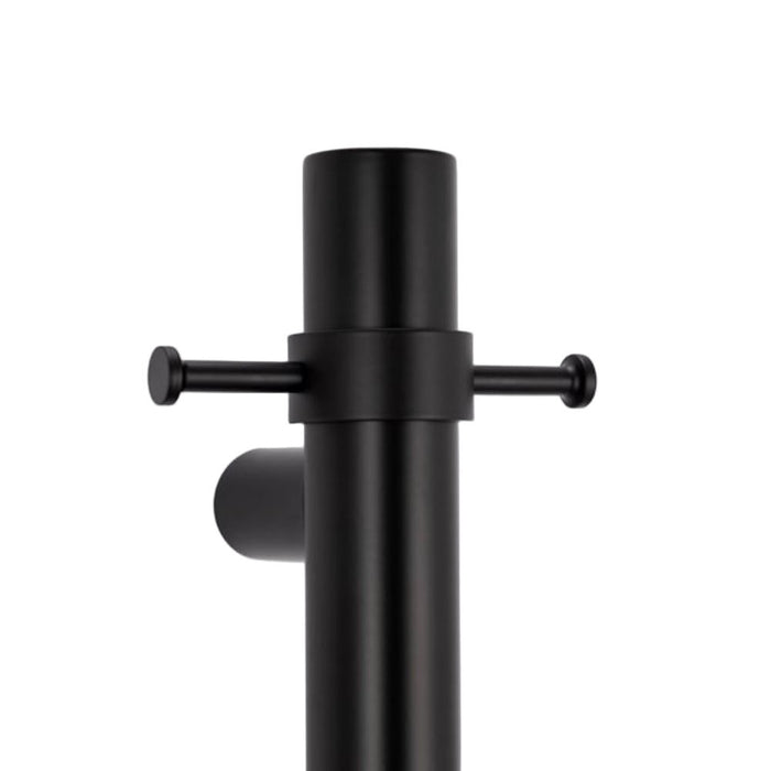 950*40mm Radiant 304 Stainless Steel Vertical Single Round Heated Towel Rail
