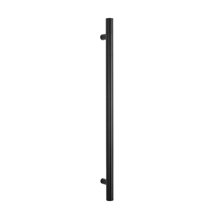 950*40mm Radiant 304 Stainless Steel Vertical Single Round Heated Towel Rail