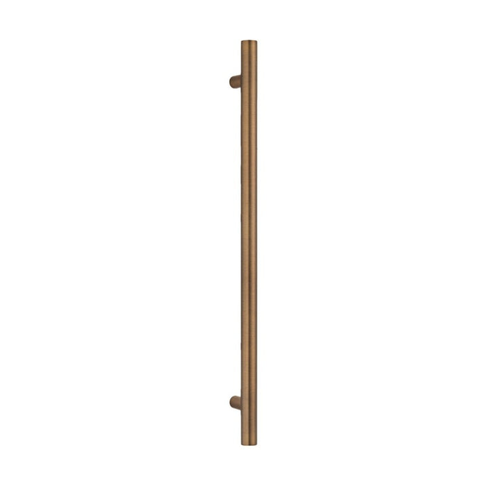 950*40mm Radiant 304 Stainless Steel Vertical Single Round Heated Towel Rail