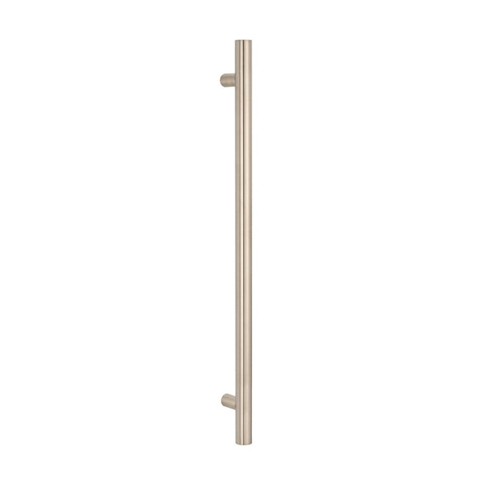 950*40mm Radiant 304 Stainless Steel Vertical Single Round Heated Towel Rail