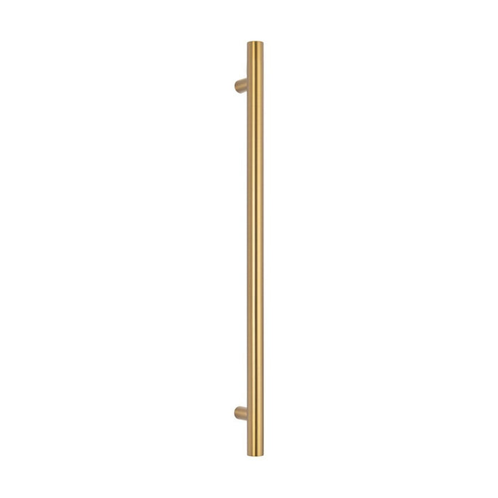 950*40mm Radiant 304 Stainless Steel Vertical Single Round Heated Towel Rail