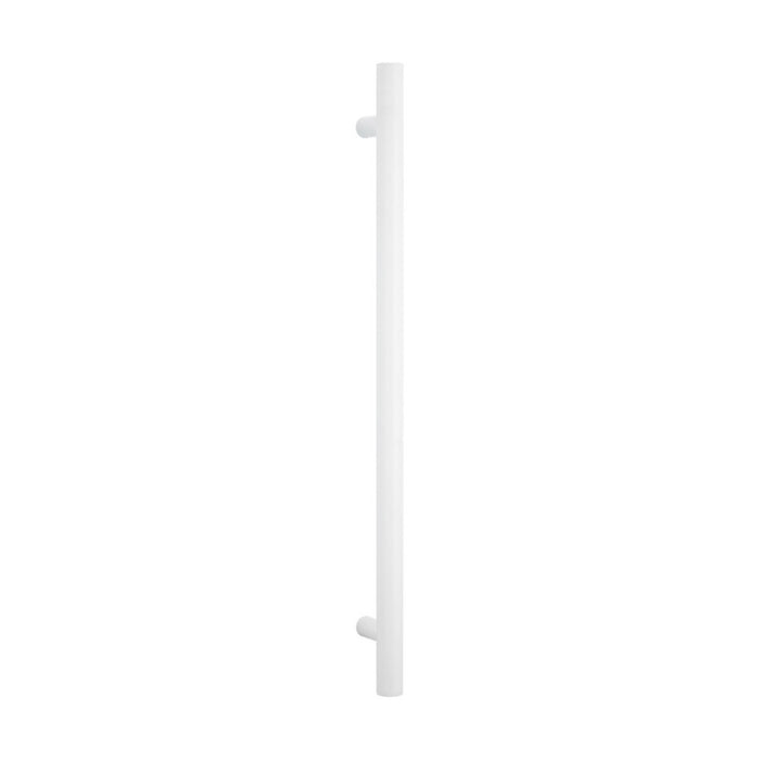 950*40mm Radiant 304 Stainless Steel Vertical Single Round Heated Towel Rail
