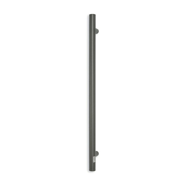 950*40mm Radiant 304 Stainless Steel Vertical Single Round Heated Towel Rail