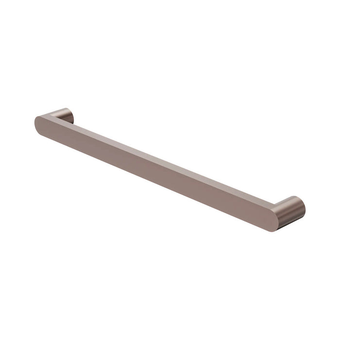 600mm Nero Bianca 240V Stainless Steel Round Single Heated Towel Rail