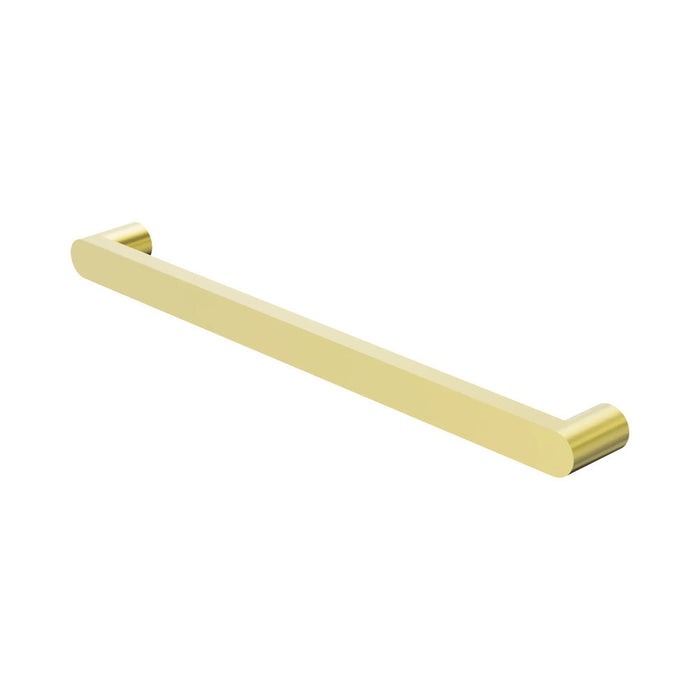 600mm Nero Bianca 240V Stainless Steel Round Single Heated Towel Rail