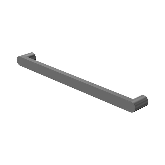 600mm Nero Bianca 240V Stainless Steel Round Single Heated Towel Rail