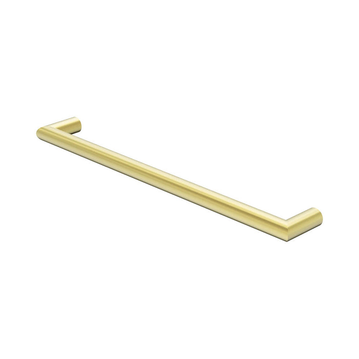 600mm Nero Mecca 240V Stainless Steel Round Single Heated Towel Rail