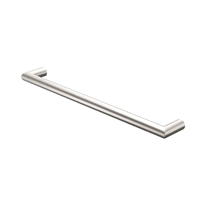 600mm Nero Mecca 240V Stainless Steel Round Single Heated Towel Rail