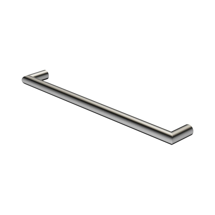 600mm Nero Mecca 240V Stainless Steel Round Single Heated Towel Rail