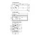 700/1000/1200*450*610mm Fienza Encanto Thermo-Laminated Wall Hung Vanity With Solid Surface Basin Top