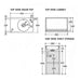 470*300*590mm Fienza Encanto Thermo-Laminated Wall Hung Vanity With Solid Surface Basin Top