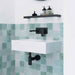 600*425*150mm Fienza Reba Gloss White Ceramic Rectangle Wall Hung Basin