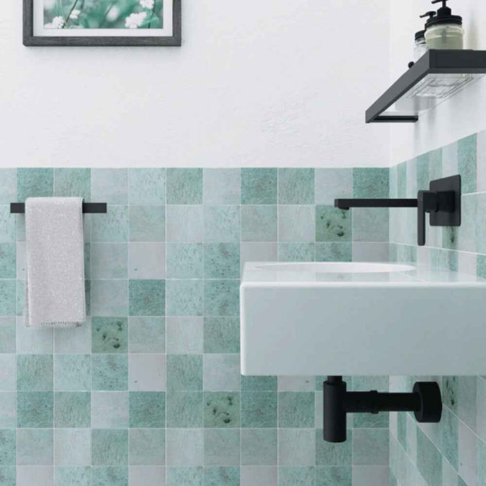 600*425*150mm Fienza Reba Gloss White Ceramic Rectangle Wall Hung Basin
