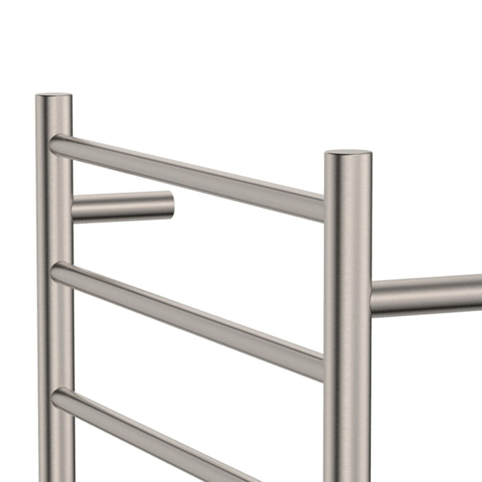 600*800*122mm Fienza Isabella 7 Bar Stainless Steel Round Heated Towel Rail
