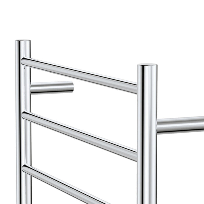 600*800*122mm Fienza Isabella 7 Bar Stainless Steel Round Heated Towel Rail