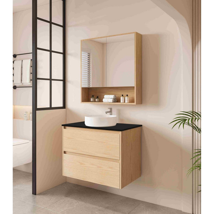 600-1800*450*560mm Mercio Hera Tas Oak MDF Wall Hung Vanity