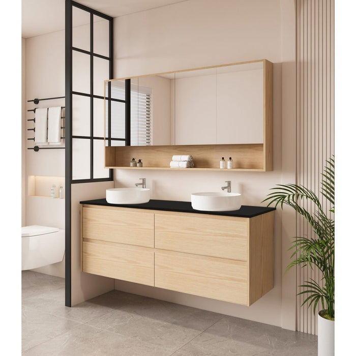 600-1800*450*560mm Mercio Hera Tas Oak MDF Wall Hung Vanity