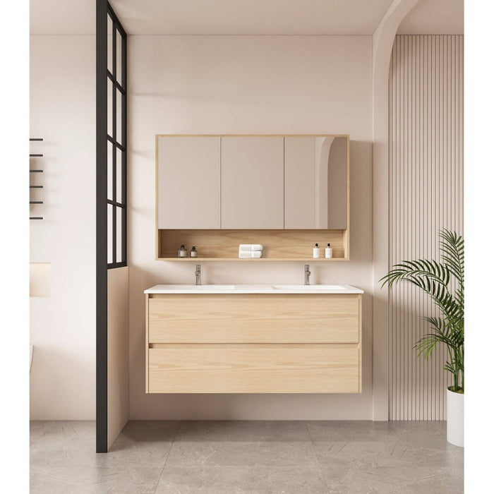 600-1800*450*560mm Mercio Hera Tas Oak MDF Wall Hung Vanity