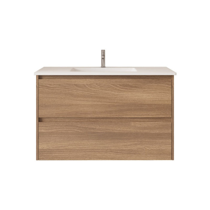 600-1500*450*560mm Mercio Hera Elegant Oak MDF Wall Hung Vanity