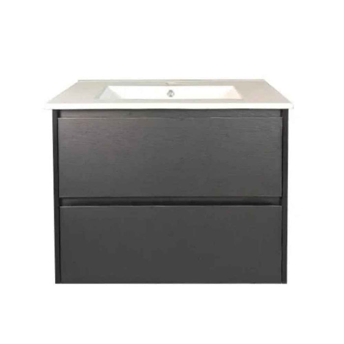 600-1800*450*560mm Mercio Hera Black Oak MDF Wall Hung Vanity