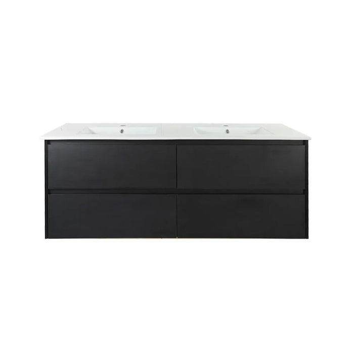 600-1800*450*560mm Mercio Hera Black Oak MDF Wall Hung Vanity