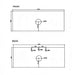 600-1500*450*560mm Mercio Hera Elegant Oak MDF Wall Hung Vanity
