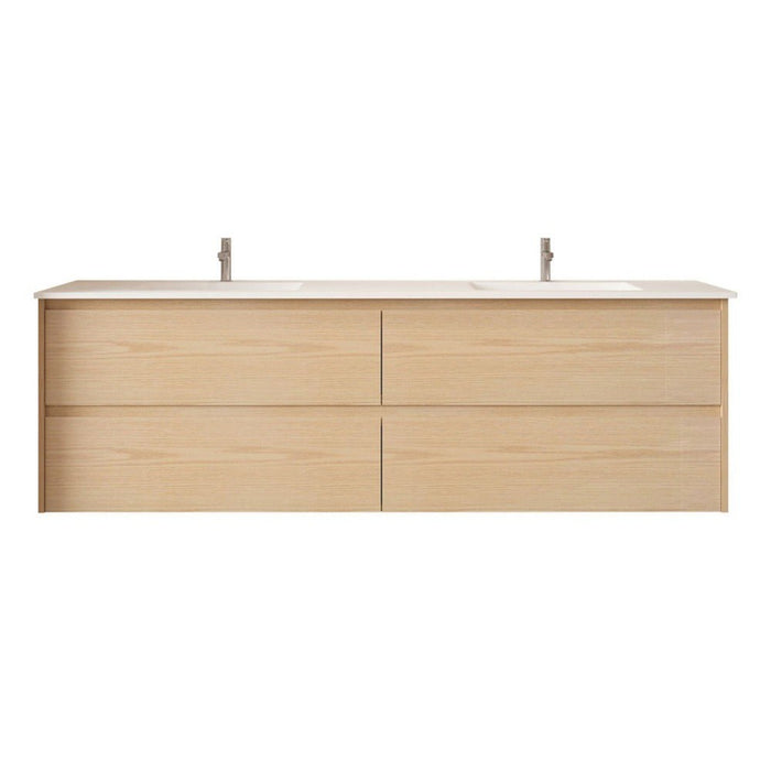600-1800*450*560mm Mercio Hera Tas Oak MDF Wall Hung Vanity