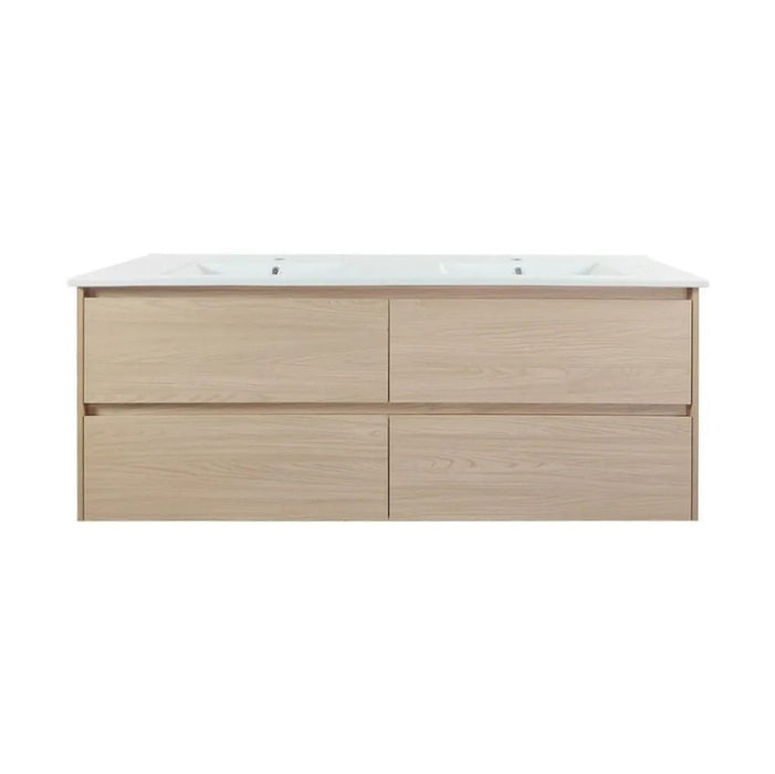 600-1800*450*560mm Mercio Hera Tas Oak MDF Wall Hung Vanity