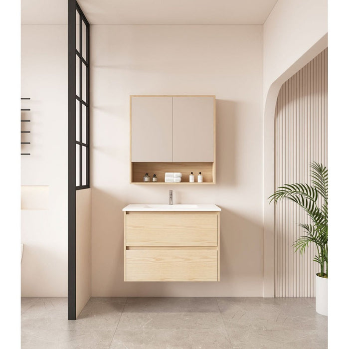 600-1800*450*560mm Mercio Hera Tas Oak MDF Wall Hung Vanity