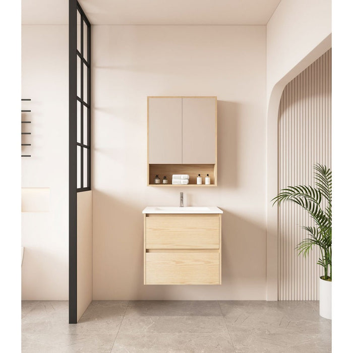 600-1800*450*560mm Mercio Hera Tas Oak MDF Wall Hung Vanity