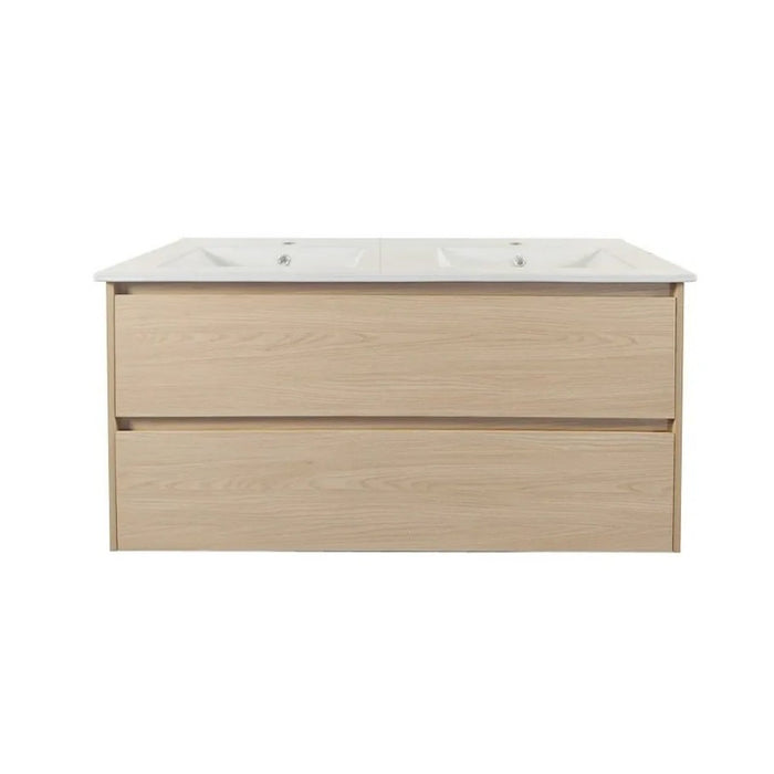 600-1800*450*560mm Mercio Hera Tas Oak MDF Wall Hung Vanity