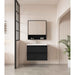 600-1800*450*560mm Mercio Hera Black Oak MDF Wall Hung Vanity