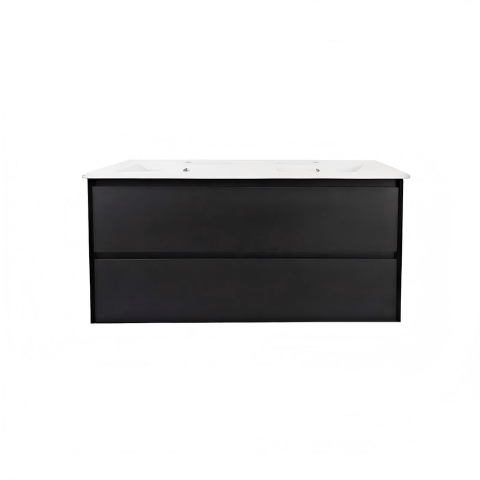 600-1800*450*560mm Mercio Hera Black Oak MDF Wall Hung Vanity