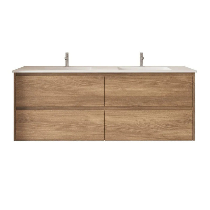 600-1500*450*560mm Mercio Hera Elegant Oak MDF Wall Hung Vanity