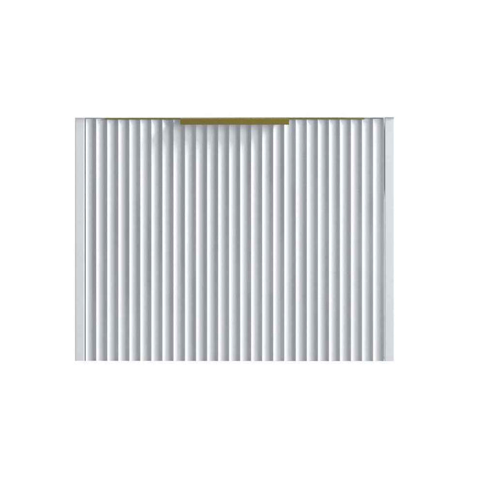 600-1500*455*830mm Infinity Thena White High-Moisture Resistant Plywood Fluted Wall Hung Bathroom Vanity