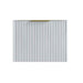 600-1500*455*830mm Infinity Thena White High-Moisture Resistant Plywood Fluted Wall Hung Bathroom Vanity