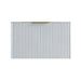 600-1500*455*830mm Infinity Thena White High-Moisture Resistant Plywood Fluted Wall Hung Bathroom Vanity